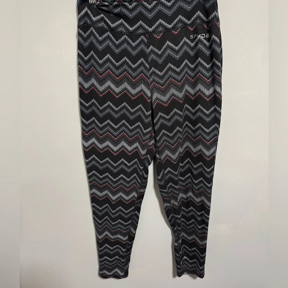 EUC- Spyder- women’s Zigzag Leggings - Size L